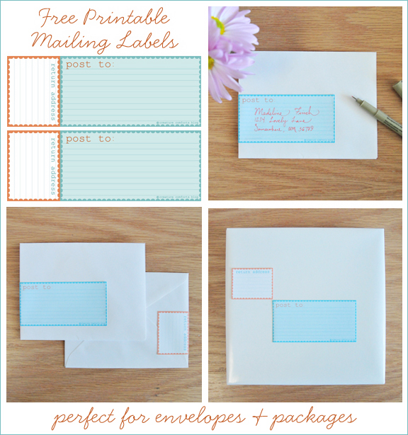 How can you find free printable address labels?
