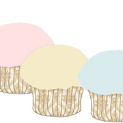 Cupcake-shaped Tags