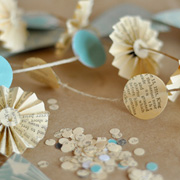 DIY Starburst Paper Garland from Project Wedding