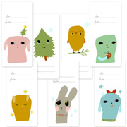 Holiday Gift Tags by Camilla Engman