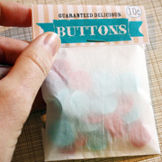 Candy Button Bag Toppers by Bake it Pretty
