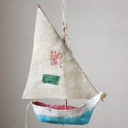 Paper Mache Boat Tutorial by Ann Wood