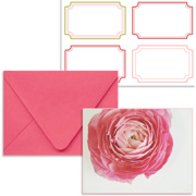Printable Floral Card + Labels