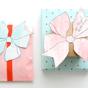 Printable Bow Gift Toppers