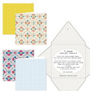 Mini Note Cards with Envelope Template