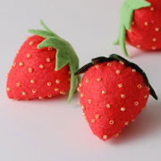 DIY Beaded Strawberries from While She Naps