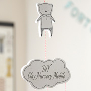DIY Clay Mobile or Wall Hanging with Templates