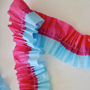 DIY Crepe Paper Streamers from Made