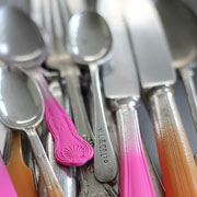 DIY Spray Painted Flatware from Sania Pell at Home