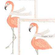 Flamingo Thank You Cards